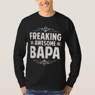 T-shirt Les Mens Fraîchissent Un Bapta Génial Pour Papa Gr
