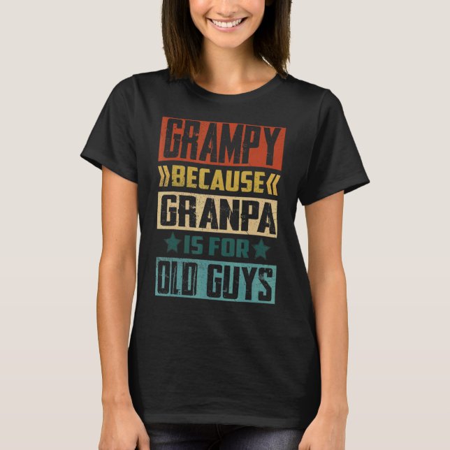 T-shirt Les Mens Grampy Parce Que Grand-Père Est Pour Les  (Devant)