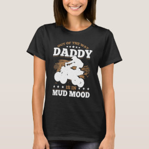 T-shirt Les Mens Hors Du Chemin Papa Est Dans L'Humeur De