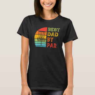 T-shirt Les Mens Meilleur Papa Par Frolf Disque Golf Papa