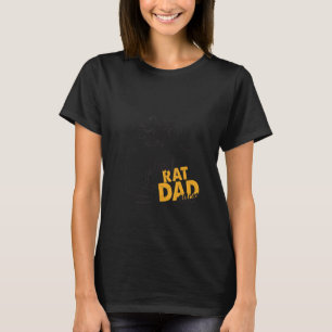 T-shirt Les Mens Meilleur Rat Papa Jamais Drôle Amateurs D