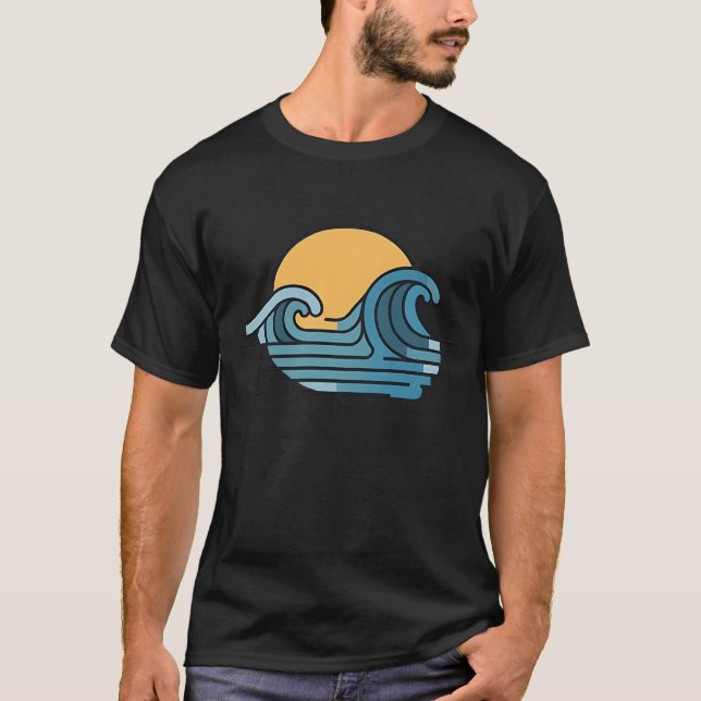 T-shirt Les mers ensoleillées (Devant)