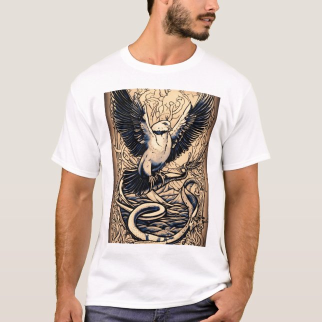 T-shirt Les merveilles mythologiques" (Devant)