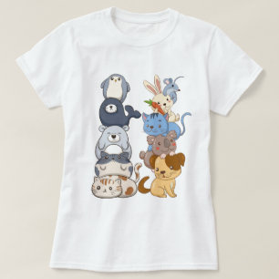 T-shirt Les mignons animaux