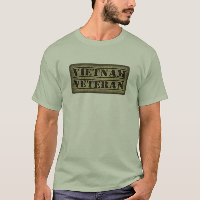T-shirt Les militaires de vétéran du Vietnam contrôlent (Devant)