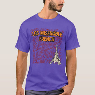 T-shirt Les Miserable French Lifestyle Movie Lover Habits
