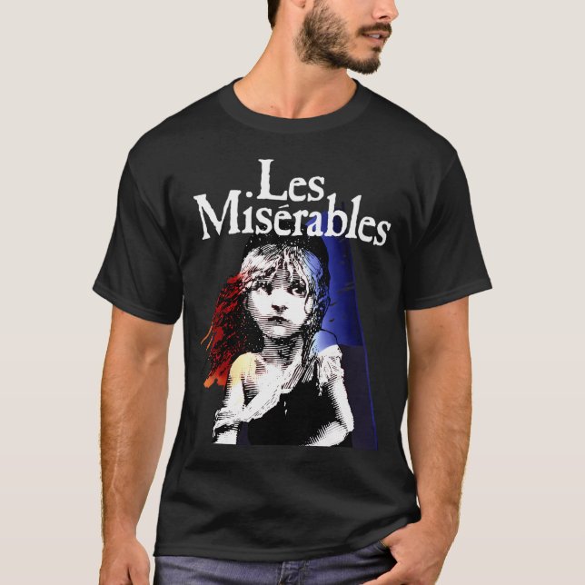 T-shirt LES Misérables Conception Coton Doux (Devant)