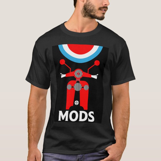 T-shirt Les Mods - Mods Et Rockers - Musique Britannique T (Devant)