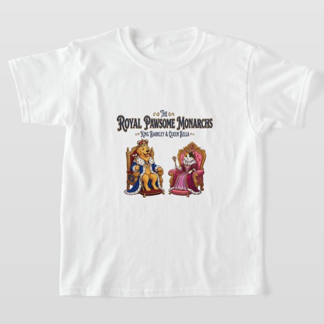 T-shirt Les Monarques Royaux Pawsome (Poser)
