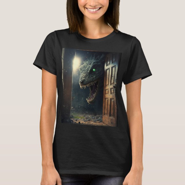 T-shirt Les monstres se cachent (Devant)