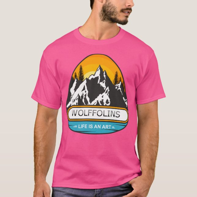 T-shirt Les montagnes (Devant)