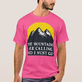 T-shirt Les Montagnes Appelent 2