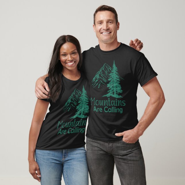 T-shirt Les Montagnes Appelent, Aventure (Unisexe)