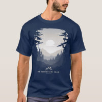 Les Montagnes Appelent Le Poisson De Forêt Graphiq