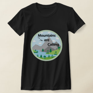 T-shirt Les montagnes appellent