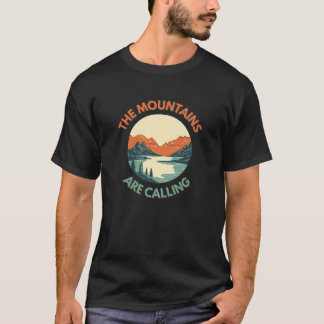 T-shirt Les montagnes appellent