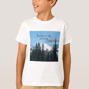 T-shirt Les montagnes appellent...