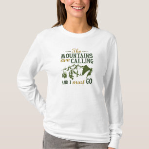 T-shirt Les montagnes appellent
