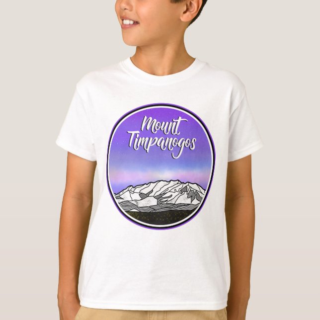 T-shirt LES MONTAGNES DE Timpanogos (Devant)