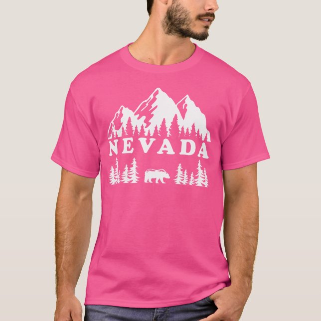 T-shirt Les montagnes du Nevada (Devant)