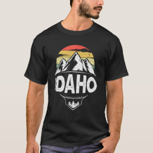 T-shirt Les Montagnes Idaho Résident Touriste Et Visiteur