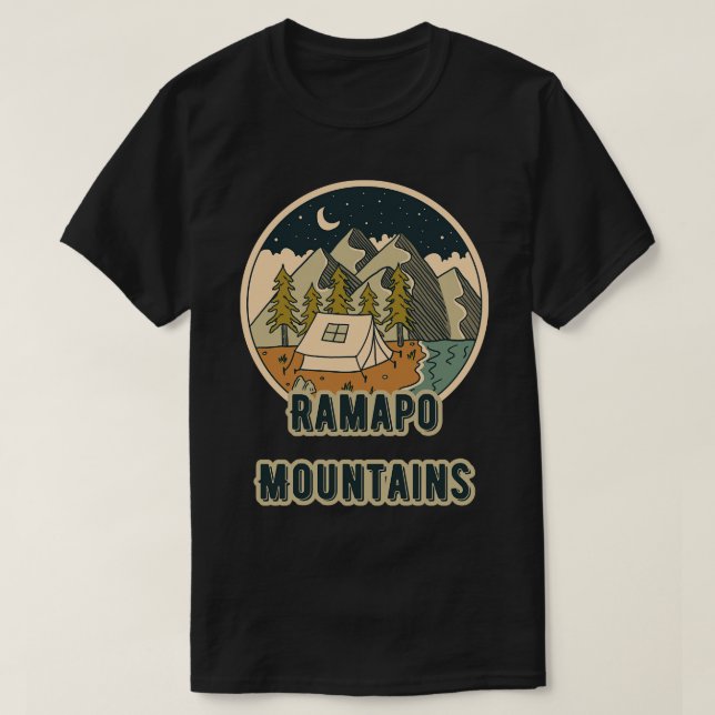 T-shirt Les montagnes Ramapo (Design devant)