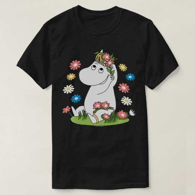 T-shirt Les Moomins Super Snorkmaiden  (Design devant)