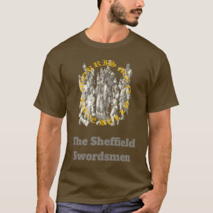 T-shirt Les Morris Men ont des cloches Art médiéval Texte