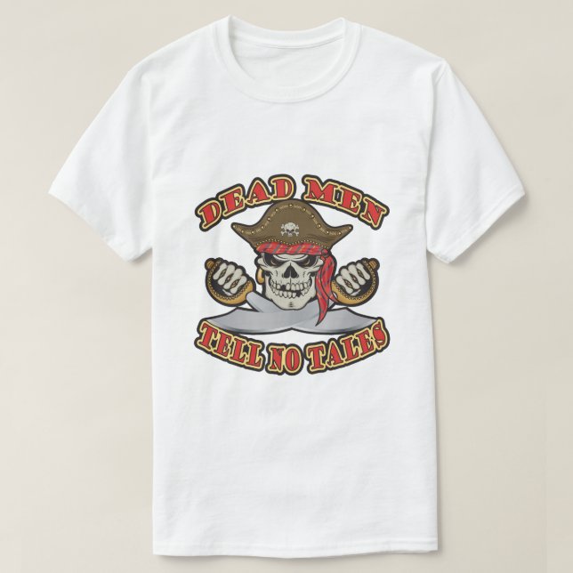 T-shirt Les morts ne racontent aucune histoire (Design devant)