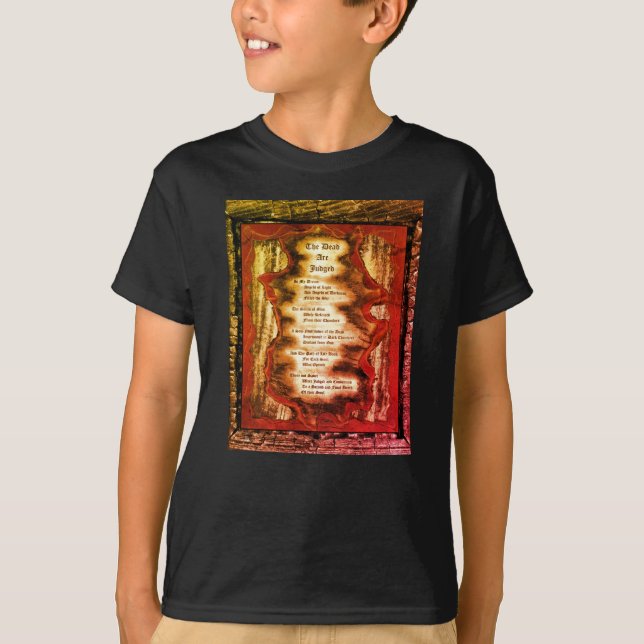 T-shirt Les morts sont jugés (Devant)