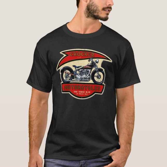 T-shirt Les motocyclettes Crocker 1346 Essentiel (Devant)