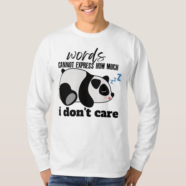 T-shirt Les mots ne peuvent pas express à quel point je m' (Devant)