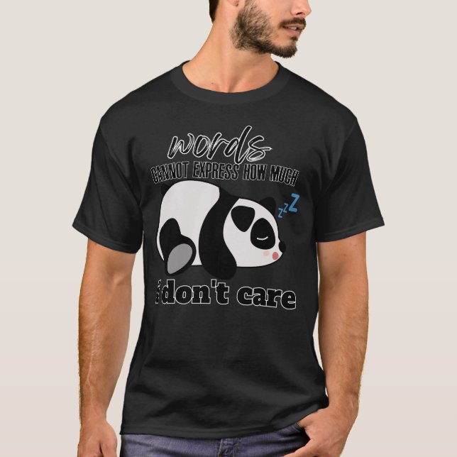 T-shirt Les mots ne peuvent pas express à quel point je m' (Devant)