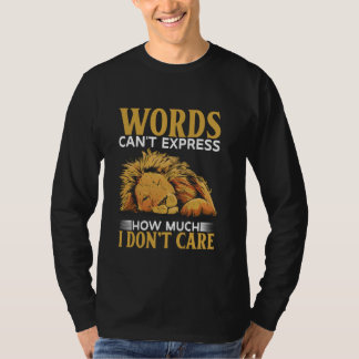 T-shirt Les mots ne peuvent pas faire Express à quel point