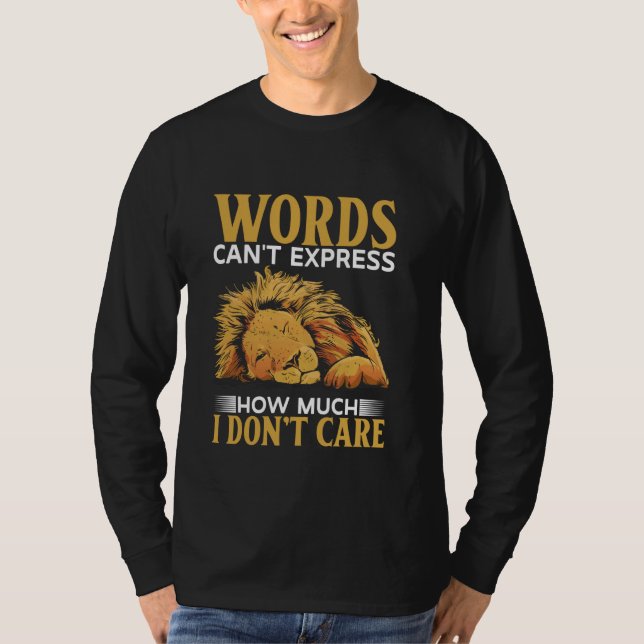 T-shirt Les mots ne peuvent pas faire Express à quel point (Devant)
