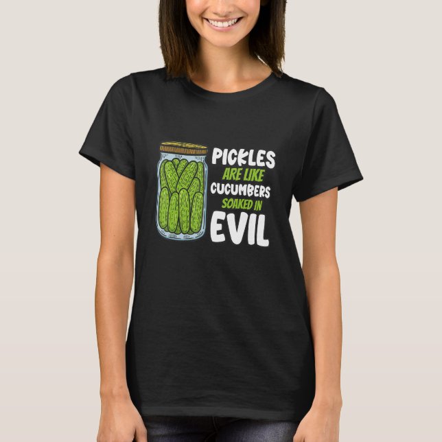 T-shirt Les Mouches Sont Comme Des Concombres Trempés Dans (Devant)