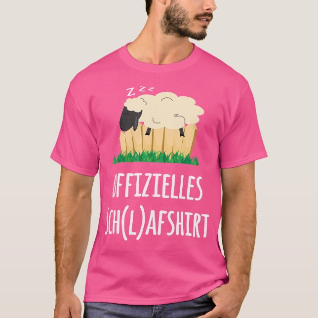 T-shirt Les moutons Officiels Comme Pyjamas De Nuit (Devant)