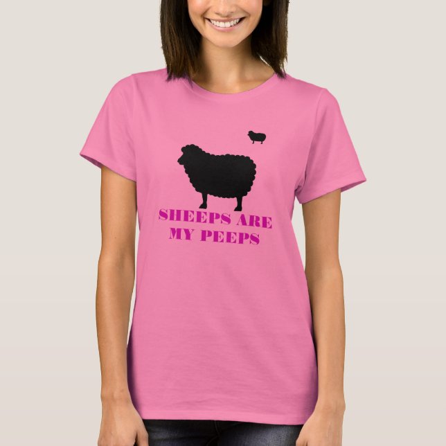 T-SHIRT LES MOUTONS SONT MES PIAULEMENTS (Devant)