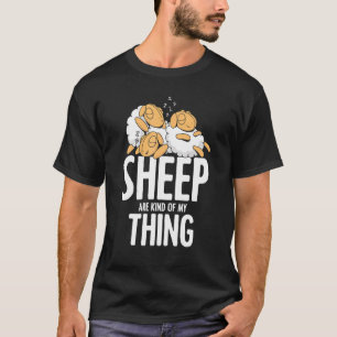 T-shirt Les Moutons Sont Une Sorte De Ma Chose Sarcasme An