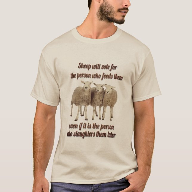 T-shirt les moutons voteront pour... (Devant)