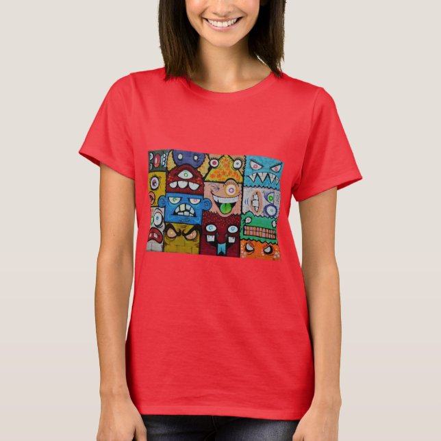T-shirt Les multiples visages du Graffiti (Devant)