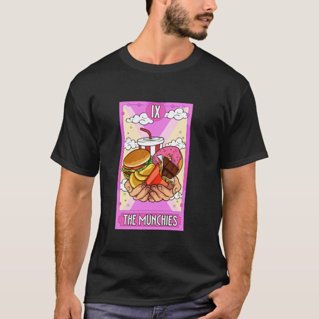 T-shirt Les Munchies Les Aliments Malade Snacks Faim Drôle (Devant)