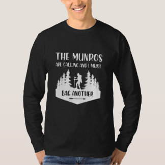 T-shirt Les Munros Appelent Et Je Dois Sac Un Autre Munr