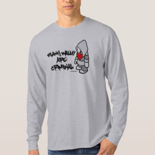 T-shirt Les murs vides sont criminels