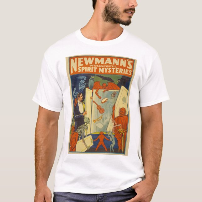 T-shirt Les mystères merveilleux de l'esprit de Newmann (Devant)