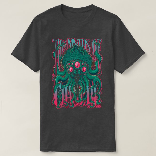 T-shirt Les mythes de Cthulhu (Design devant)
