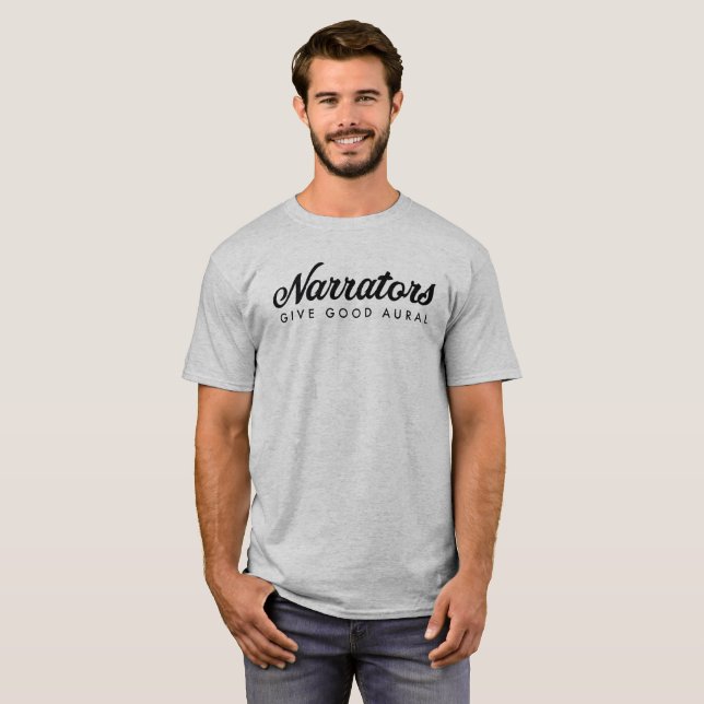 T-shirt Les narrateurs donnent le Web de base du t des (Devant entier)