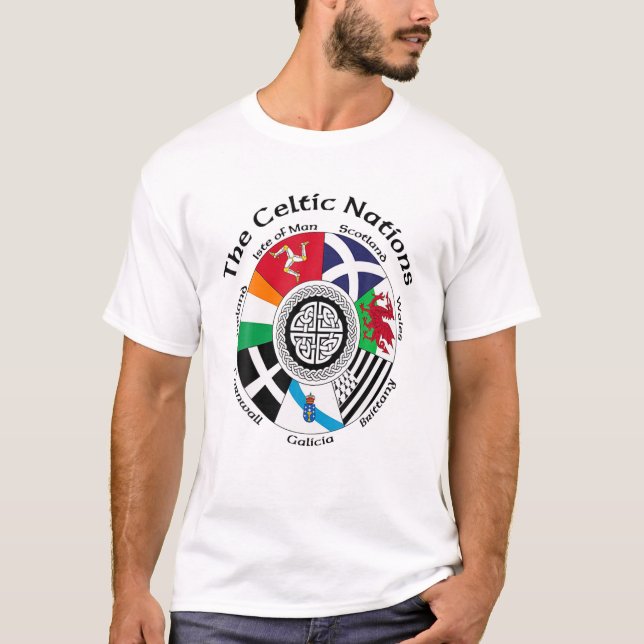 T-shirt Les nations celtes (Devant)