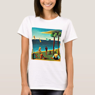 T-shirt Les naturistes sur la plage