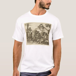 T-shirt Les négociants chinois consultant des diseurs de